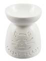 Аромалампа Crazy Cat (белая) (керамика) (9х8) (12-07836-C9)