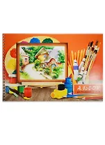 Альбом для рисования BG, "Этюд", А4, 24 листа, на евроспирали