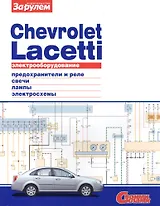 Электрооборудование автомобиля Chevrolet Lacetti: предохранители и реле. генератор и стартер. лампы. электросхемы