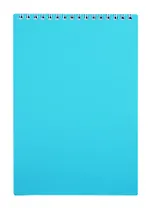 Блокнот А5 80л кл. "NEWtone PASTEL Незабудка" офсет 80г/м2, пласт.обл., гребень