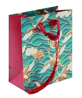 Пакет A6 14*11*6.5 "Журавли" жен., бум.мат.ламинат