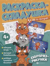 Раскраска-складушка. Сюрприз-рисунки