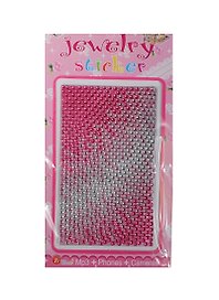 Набор д/творчества Стразы литые для телефона на картонке Jewelry sticker (1461-1/28) (бело-розовые пузыри)