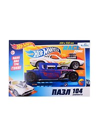 Пазл «Hot Wheels» 104 элемента, Origami