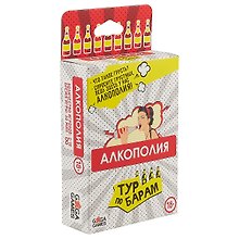Настольная игра «Алкополия Тур по Барам», GaGa Games, 18+