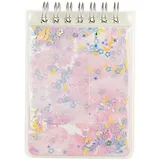 Блокнот с блестками "Earth" , А7, 80 листов, линейка