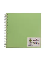 Блокнот для эскизов 185*185 50л "Notes" 120г/м2, зел.пласт.обл, спираль, Canson