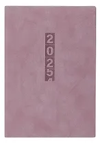 Ежедневник дат. 2025г. А5 176л "Тиволи глосс" сиреневый, кожзам, мягк. переплет, блинт.тиснение, вырубка, офсет,ляссе