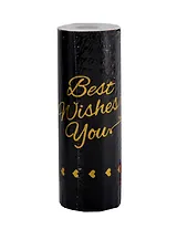 Новогодняя хлопушка с конфетти Чудеса сбываются (черная)