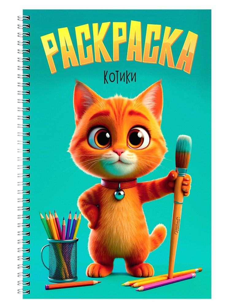 Раскраска. Котики
Раскраска. Котики