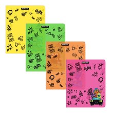 Обложки для тетрадей «Funny Monsters», 80 мкм, 212х347 мм, Erich Krause, 12 штук