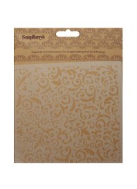 Трафарет Завитки (SCB53100015) (15,2х15,2см) (толщина 0,15мм) (упаковка)