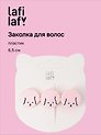 Заколка Собачки розовые (пластик) (6,5см) (12-Isa-6) (Lafilaf)