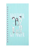 Записная книжка "Girls", 9.4 х 17.4 см, 100 листов, клетка, мятный