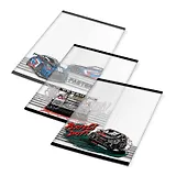 Обложки 03шт д/тетрадей "ДРИФТ" 350*216мм, ПВХ 120мкм, подвес