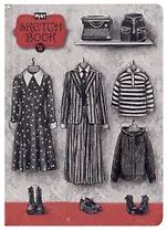 Скетчбук 145*203 64л "Мрачная среда. Чёрный - мой цвет" 120г/м2, спираль