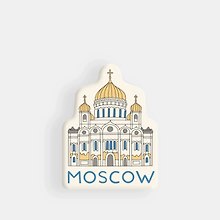 Стикер объемный Москва "Храм Христа Спасителя" (1192473)