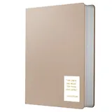 Записная книжка А6+ 136л кл. "NUANCES. Крем-брюле" 7БЦ, иск.кожа, нашивка, скругл.углы, ляссе