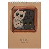 Скетчбук «Милые котята», 40 листов, А5