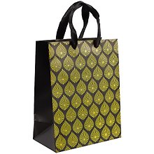 Пакет А5 23*18*10 "Gold pattern" нейтр., бум.мат.ламинат