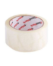 Лента клейкая упаковочная прозрачная, 48 мм х 60 м, GoodMark