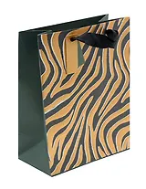 Пакет А5 23*18*10 "Принт Зебра" нейтр., бум.мат.ламинат