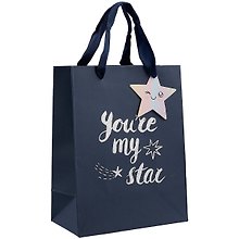 Пакет А5 23*18*10 "My star" Новый год, бум.мат.ламинат
