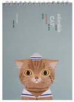 Скетчбук "Adorable cat"