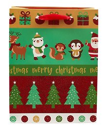 Пакет А5 23*18*10 "Яркое настроение" Новый год, бум.мат