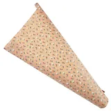 Бумага упаковочная 70*100см "Цветочки" крафт, инд.уп.