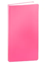 Книга для записей А5- 80л тчк. "Grace. Малиновый" интегр.обл., иск.кожа, скругл.углы, ляссе