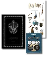 Комплект. Набор по Гарри Поттеру. Экспекто патронум! (Блокнот+стикеры+значки)