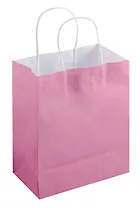 Пакет А5 23*18*10 "Розовый" крафт