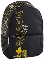 Рюкзак "Quack Off. Кря-Кря", 3 кармана+потайной, 45 х 32 х 15 см
