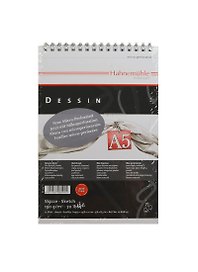 Блокнот для эскизов А5 25л "Dessin" верхн.спираль, 150г/м2, Hahnemuhle