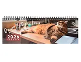 Планинг дат. 2026г. 64л "Офисные будни кота" настольный, гребень, мел.картон, глянц.ламинация, офсет