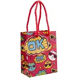 Пакет А6 15*12*6 Comics жен., бум.мат.ламинат, ассорти