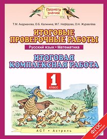 Русский язык. Математика. 1 класс. Итоговые проверочные работы. Итоговая комлексная работа
