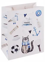 Пакет А5 23*18*10 СПб "Вам привет из Петербурга" бум.мат.ламинат