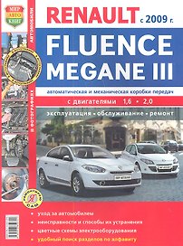 Renault Fluence Megane III цв фото