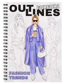 OUTLINES. Раскраска «FASHION TRENDS»