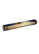 Скретч-карта Европы, А2, 59х42см, в шестигранном, картонном тубусе с ручкой