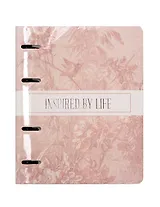 Тетрадь 120 листов, клетка, "Floreale. Cedar Rose" на кольцах