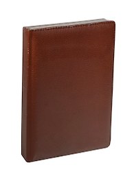 Ежедневник полудат. А5 192л "Classic" ZODIAC коричневый, иск.кожа, поролон, тон.бумага, справ.мат-лы, ляссе, Listoff