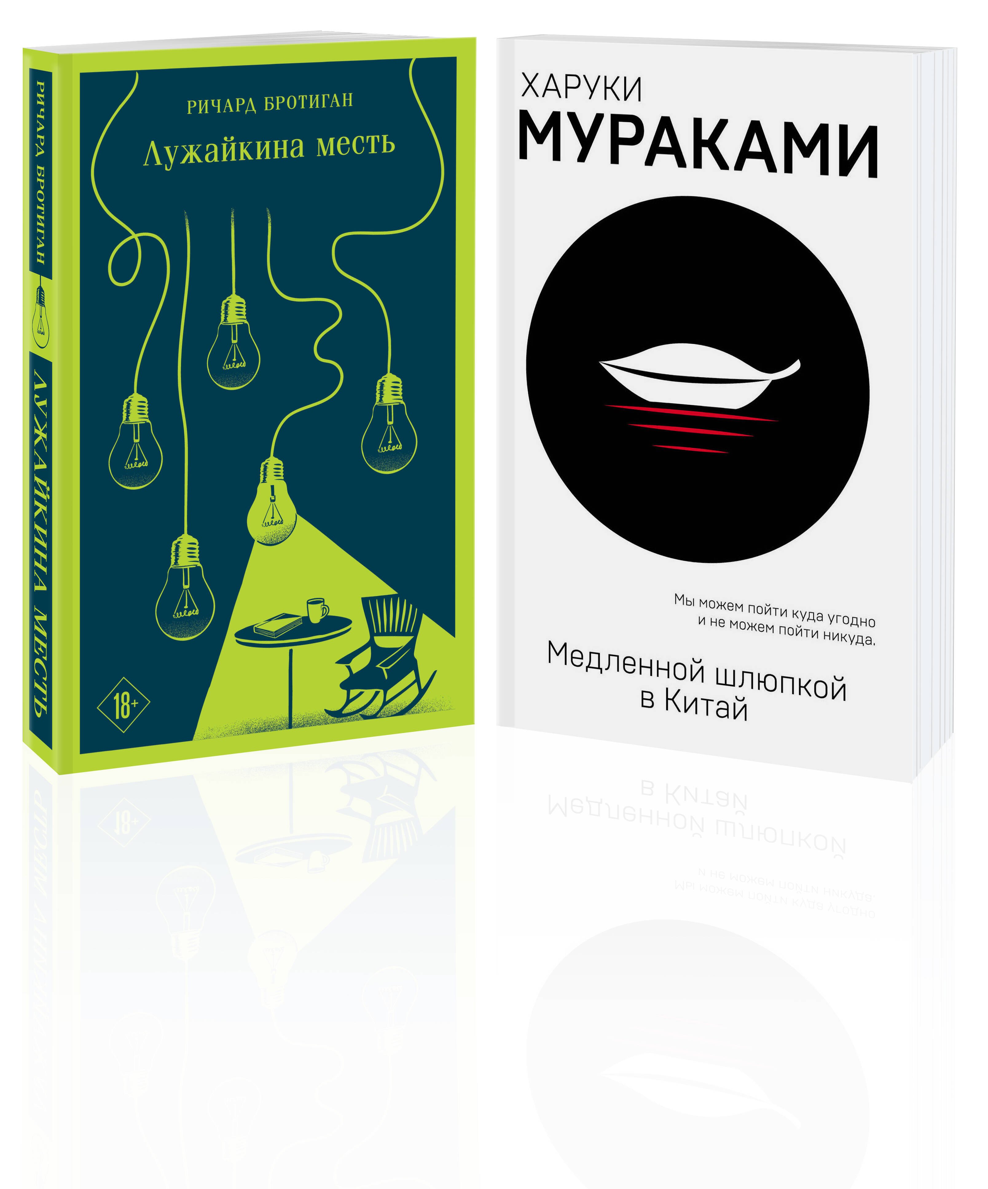 Набор учитель и его ученик (из 2 книг: Мураками "Медленной шлюпкой в Китай" и Бротиган "Лужайкина месть")
Набор учитель и его ученик (из 2 книг: Мураками "Медленной шлюпкой в Китай" и Бротиган "Лужайкина месть")