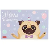 Альбом для рисования Hatber, Happy Company, А5, 12 листов, на скрепке, в ассортименте