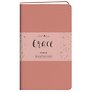 Записная книжка А6- 80л кл. "Grace. Розовый перламутр", иск.кожа,интегр.обл., скругл.углы, ляссе