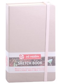 Блокнот для зарисовок 13*21см 80л "Art Creation" 140г/м2, 7БЦ, Розовое шампанское (цвет металлик), Fabriano