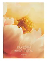 Ежедневник недатированный А6 128 листов, "Создавай моменты", ламинация Soft Touch