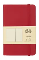 Записная книжка А6- 96л лин. "JOY BOOK. Пряное вино" 7БЦ, иск.кожа, тонир.форзац, тонир.блок, скругл.углы, сшит.блок, ляссе, резинка, карман на задн.форзаце